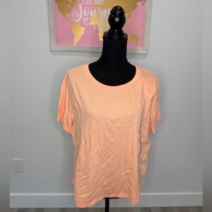 Universal Thread Peach Glimmer T-Shirt (XXL)